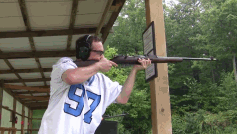 苏联莫辛纳甘M39步枪射击